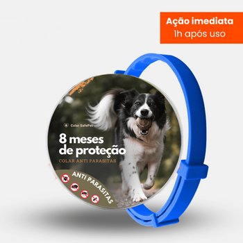 Colar Anti Pulgas e Carrapatos Original 8 meses de Proteção