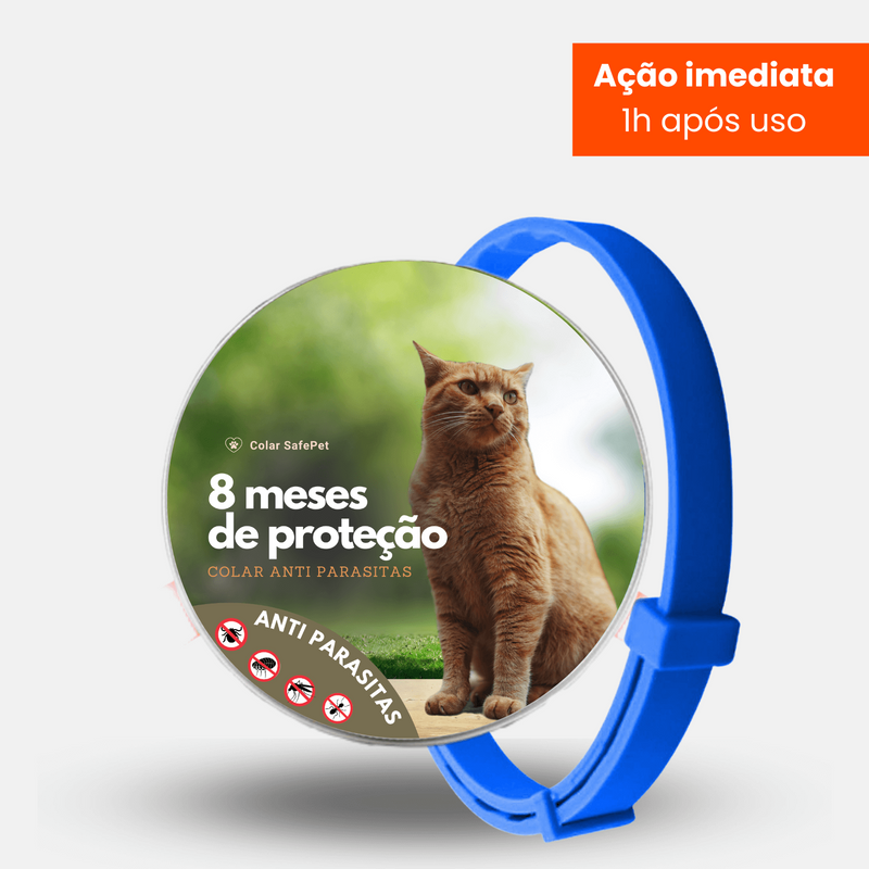 Colar Anti Pulgas e Carrapatos Original 8 meses de Proteção