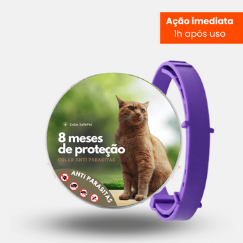 Colar Anti Pulgas e Carrapatos Original 8 meses de Proteção