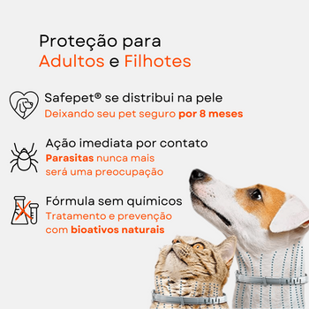 Colar Anti Pulgas e Carrapatos Original 8 meses de Proteção