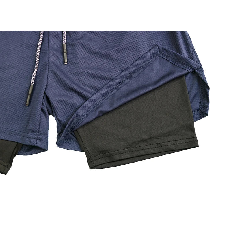 Shorts Para Treino 2 em 1 Esporte Air Effect