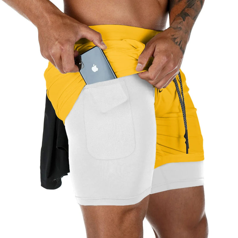 Shorts Para Treino 2 em 1 Esporte Air Effect